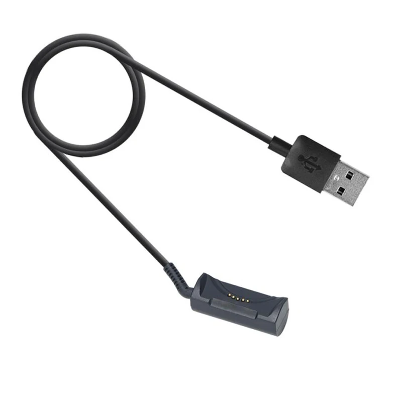 USB Magnet Nabíjanie Kábel Nabíjací Kábel Pre LG Urbánnej 2 W200 Edition Smart Hodinky-R179 Vysoko Kvalitné Čierna