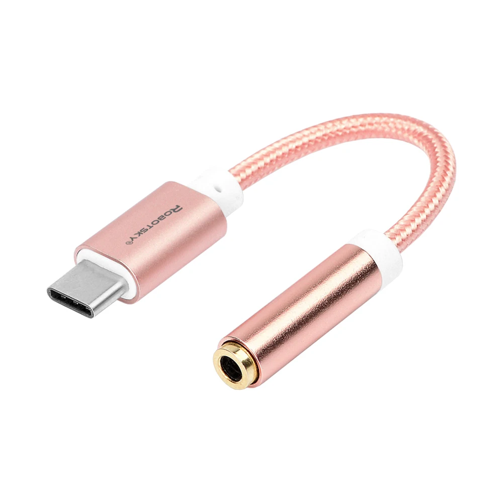USB Typu C na 3,5 mm Slúchadlá Slúchadlá Káblom Adaptéra USB-C na 3,5 mm Jack Aux Kábel pre Letv 2 2pro max2 Pro 3 Xiao 6