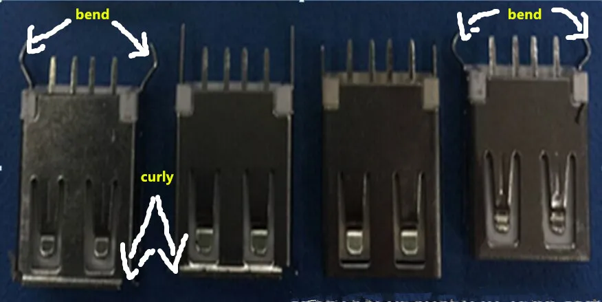 USB Žena PCB Montáž Konektor - Dlhé 13.0 MM Vertikálne Stojí 180,nové a originálne
