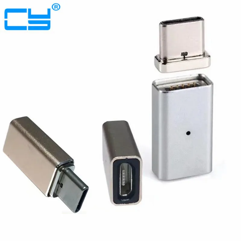 USB3.1 usb-Typ c-c Magnetické Nabíjací Kábel Converter Pre Android Mobilný Telefón Nabíjanie Automatické Adsorpcie Magnet kábel Kábel Adaptéra