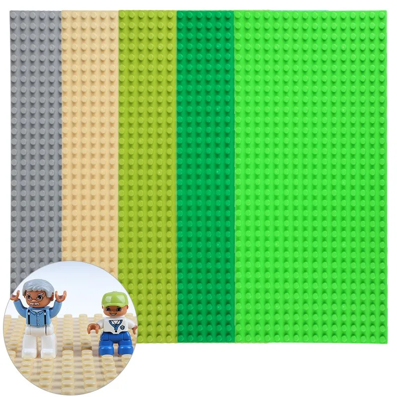 Veľké Bloky Základná Doska 51*25.5 cm, 16*32 Bodov Doskou DIY Stavebné Bloky, Hračky Pre Deti Kompatibilné Legoed Duploed