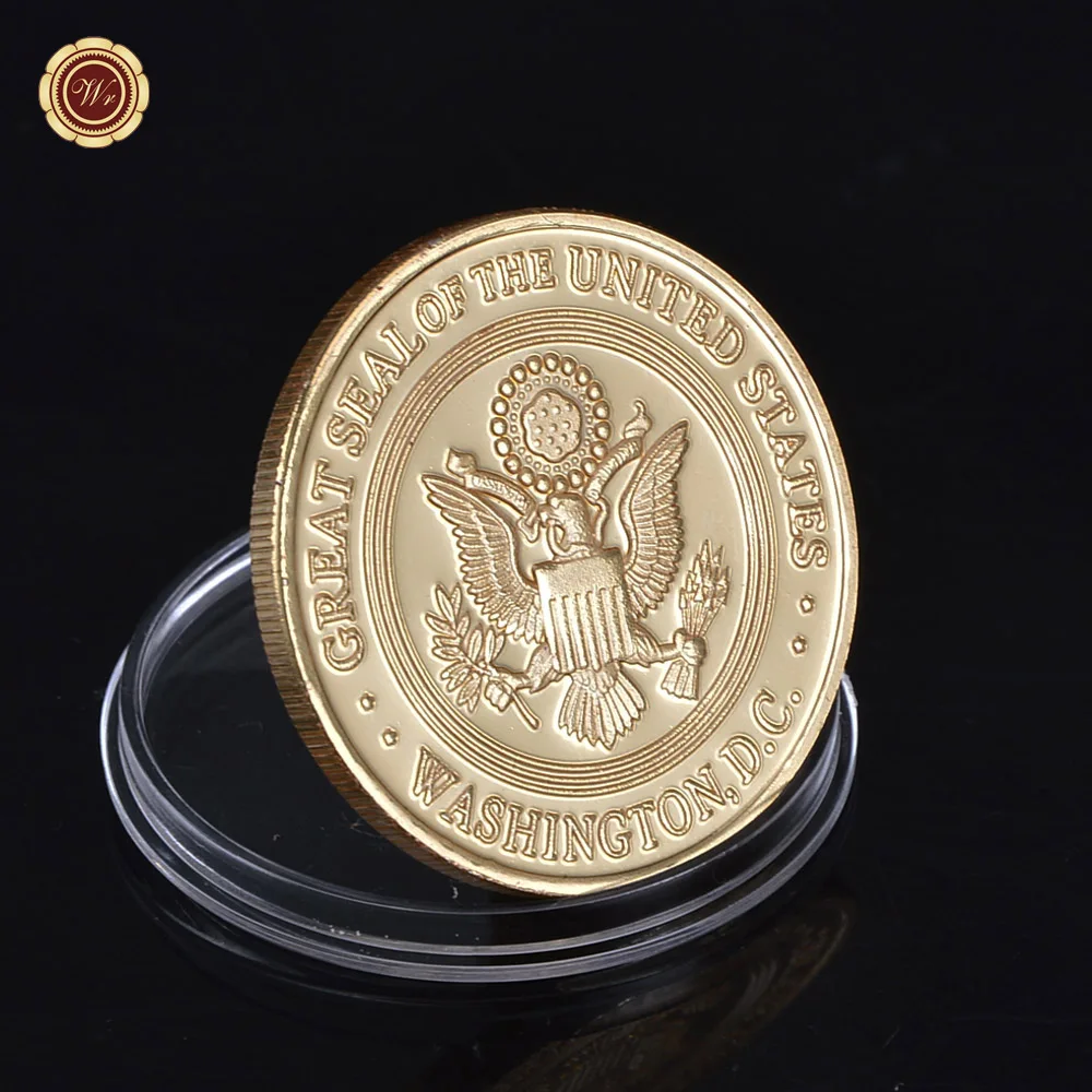 Vysoko Kvalitné NÁS Central Intelligence Agency Mince Veľkoobchod Čistým Zlatom Mince CIA Výzvou Mince 40*3 mm Vojenské Kovové Mince