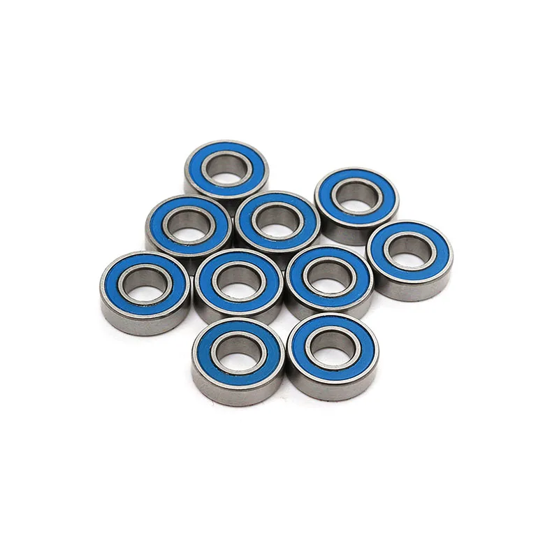 Vysoká kvalita 10PCS kvality ABEC-5 MR84-2RS MR84 2RS MR84 RS MR84RS 4x8x3 mm Modrá gumy zapečatené miniatúrne isko