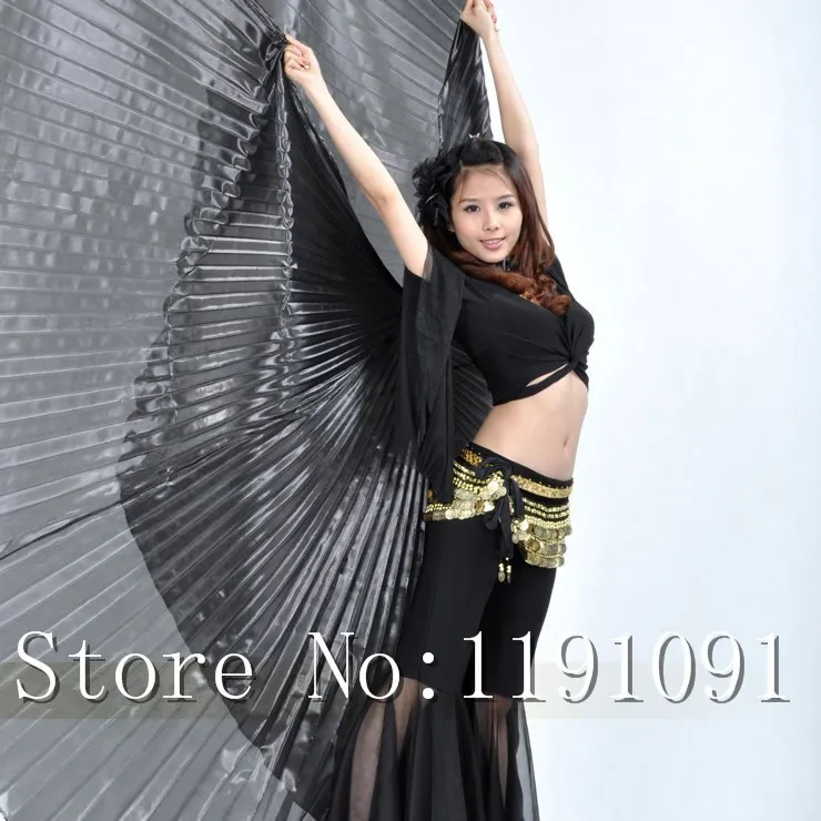 Vysoká kvalita Egypt Isis Brušného Tanca Krídla Tanec Wing Hot Nový indický tanec ženy bellydance 1pc krídlo 11 farieb
