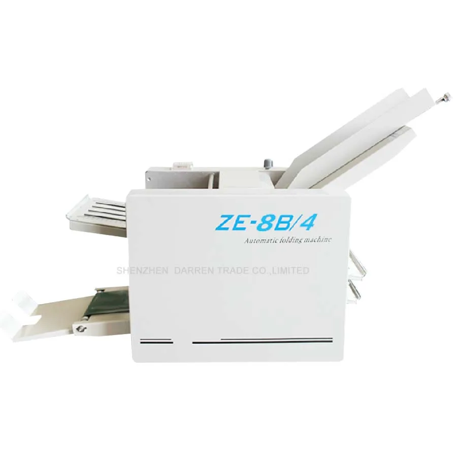 ZE-8B/4 automatické papier falcovací stroj, max pre A3 papier+vysoká rýchlosť+4 sklopné priehradky+ záruka
