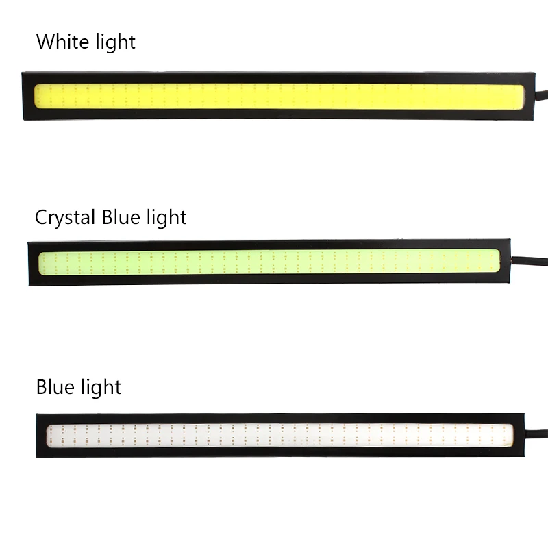 1 Pár DRL Auto Styling LED Beží Svetlo Jazdy Svetlo LED Automatické Svetlá pre Denné svietenie DC 12V Tri Farby, Vodotesné Univerzálny