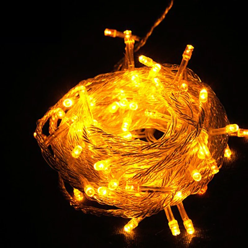 10M Vodotesné AC 110V 220V 100 LED dovolenku Víla String svetlá na Vianočné Dovolenku Svadobné Festival Party Dekorácie