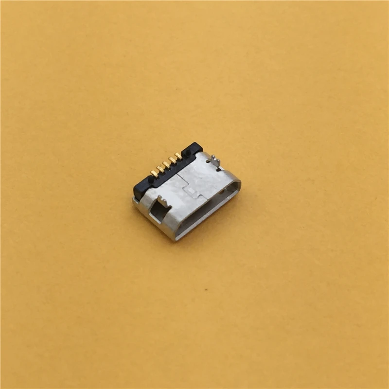 10pcs G19 Micro USB 5pin Samica Konektor Pre Mobilný Telefón, konektor Micro USB Nabíjanie Zásuvky Rovno v Ústach Vysokej Kvality Predať Za Stratu