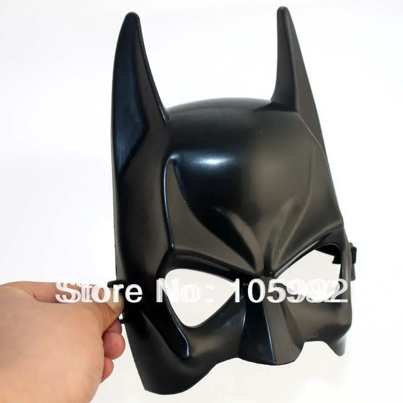 12pcs Halloween Maškaráda strany Maska polovicu tváre pre mužov Batman maska