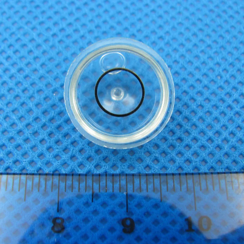 17*8mm Univerzálny uhlomeru Kolo bubble level Sklo úrovni Bublina Kolo sklenenej fľaštičke Kruhové hladina vody meter