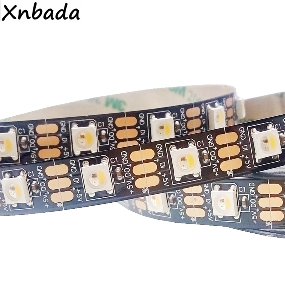 1m/4m/5m LED Pás SK6812 Podobné WS2812B RGBW 4 V 1 30/60/144leds/pixlov/m Led pás s nástrojmi Svetlo DC5V