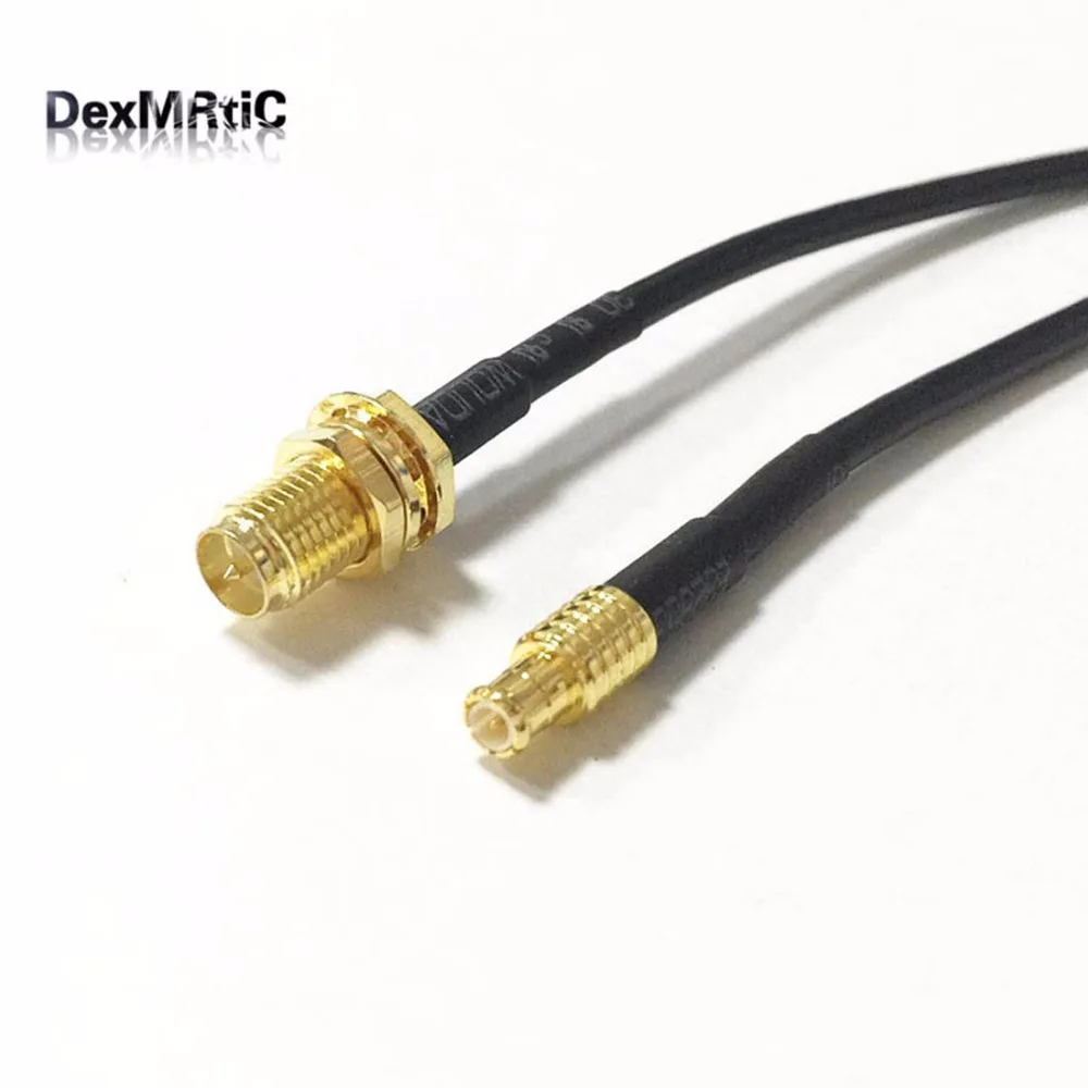 1PC Nové RP-SMA Female Jack matica Prepínač MCX Muž pigtail Konektor kábel RG174 30 cm/50 cm/100 cm
