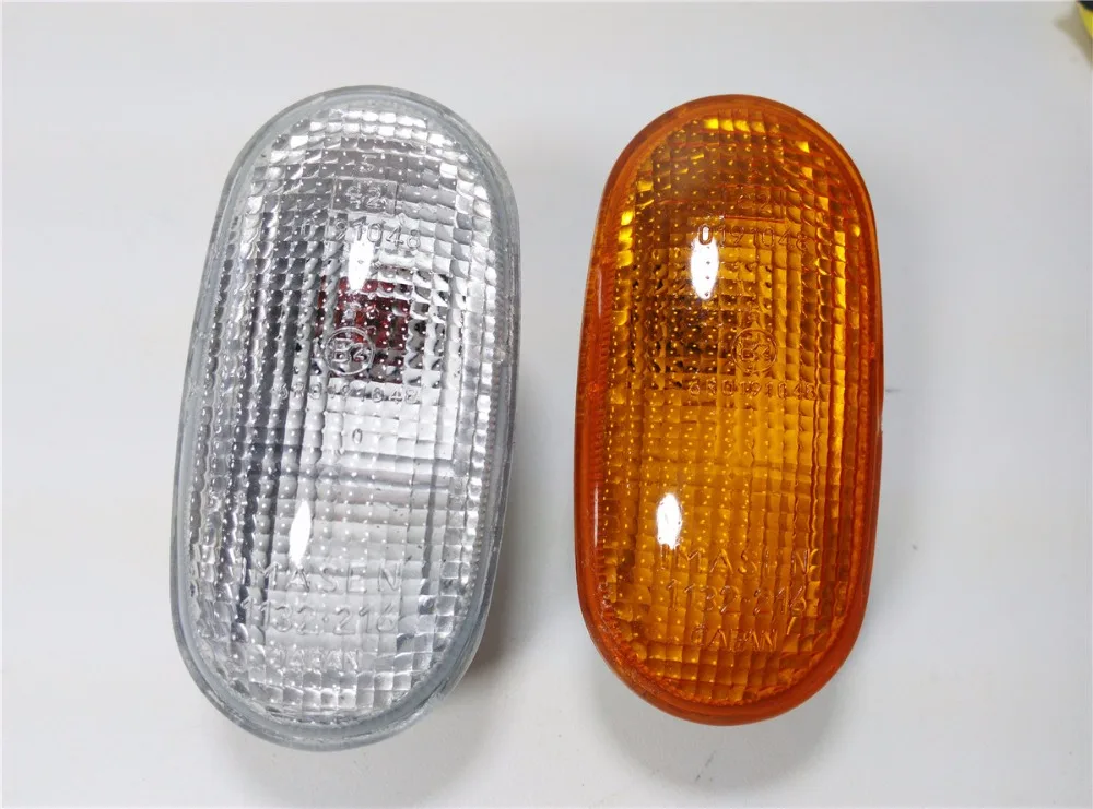 2 KS Bočné svietidlo Blatník lampa Strane Zase singal lampa pre Pajero Montero V33 Žltá a Biela typ Najvyššej Kvality výrobnú Cenu