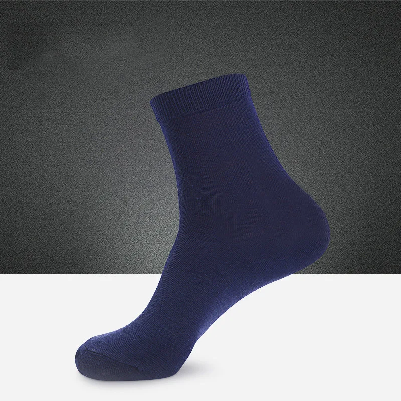 2017 Úplne Nový 5 Párov Nano Silver Bavlnené Ponožky Módne Bežné Anti-Bakteriálne Dezodorant Lete Čierna Biela Modrá pánske Ponožky D236