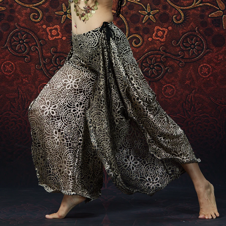 2018 Brušného Tanca Tribal Oblečenie Stripe Nohavice Gypsy Dance Obličkového Nohavice Ženy, Brušný Tanec Nohavice Leopard Tlačené