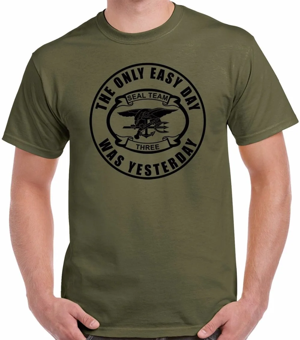 2018 Nový zábavný pánske Krátke Rukáv O-Neck T-Shirts SEAL Team - Navy SEALs Naval Special Warfare mens tee tričko