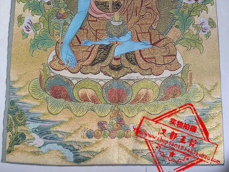 36 palcový Tibete Hodváb výšivky Nepál Medicíny Buddha Tangka Thangka Obrazy rodiny steny zdobí nástenná maľba
