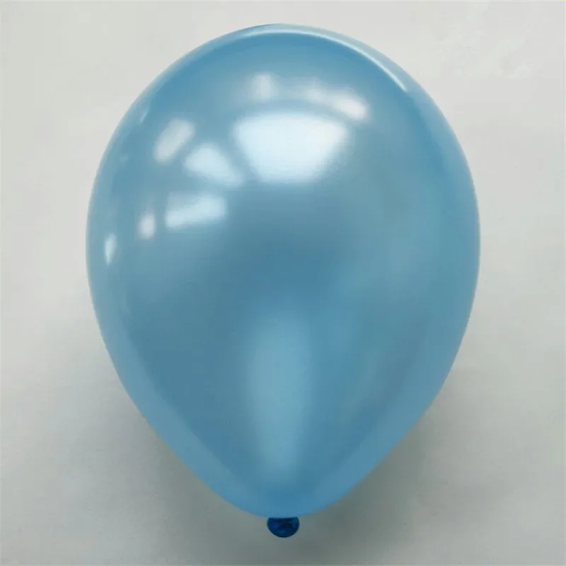 50PCS 100 KS 12 palcový 2,8 g Latex Hélium Kolo balóny Hrubé Pearl modré svetlo modré transparentné svadobné balóny, party dekorácie