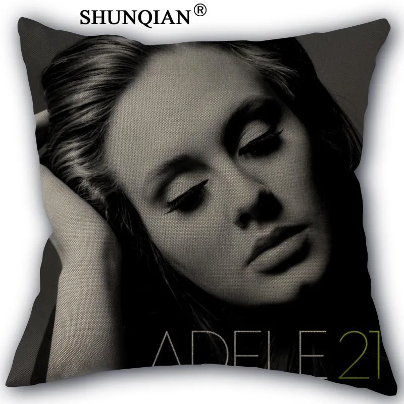Adele obliečka na Vankúš Vlastné Bavlnená posteľná Bielizeň Hranaté Dekoračné obliečky na Vankúše na Zips Kryt 45x45cm jednej strane