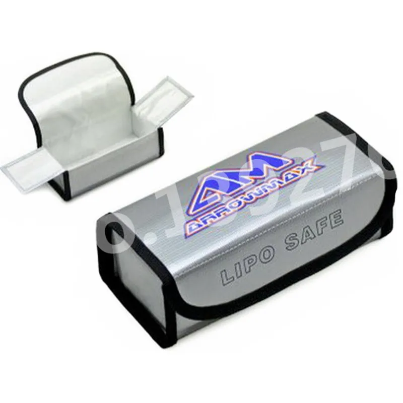 Arrowmax RC Námestie LiPo Bezpečné Taška Bezpečnosť Batérie Li-Po Chrániť Vrecka Puzdro na Bezpečné Stráže Poplatok Vrece 185 X 75 X 60 mm AM-199502 RC