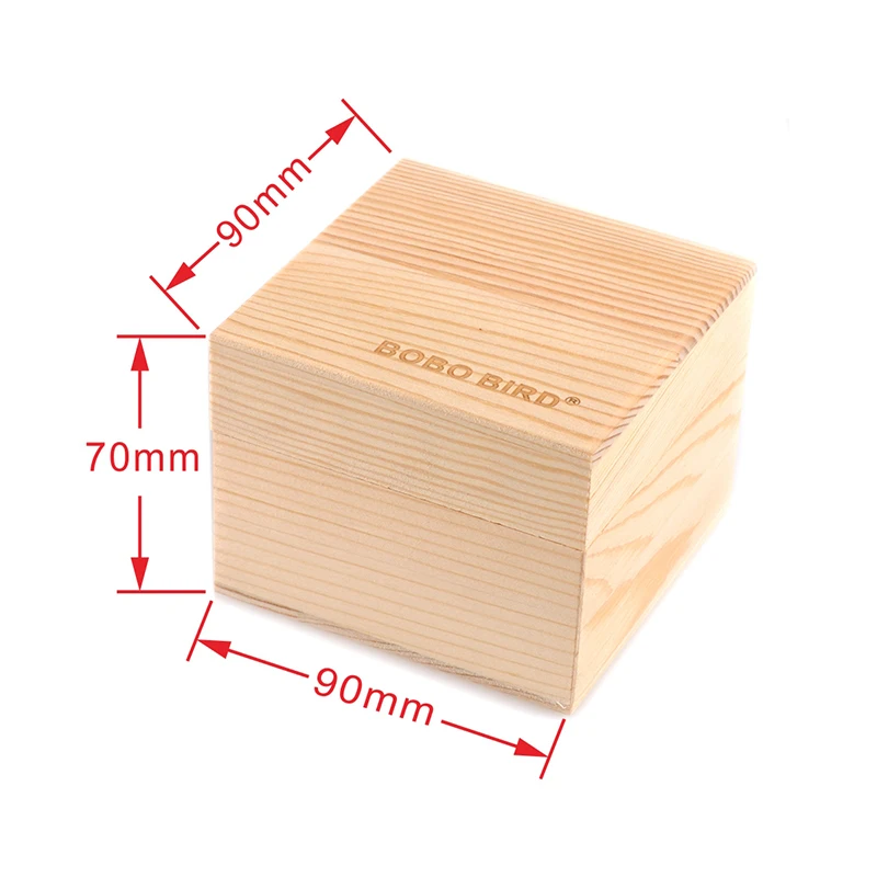 BOBO VTÁK Prázdne Bambusu Drevený Box na Hodinky/Hodinky A Šperky Boxy