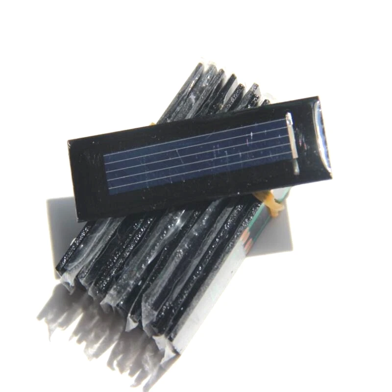 BUHESHUI Mini 0.5 V 100mA solárny panel solárne články solárne príslušenstvo Pre Vedu a Technológie urob si sám 53*18*2.5 MM Epoxidové 30pcs/veľa