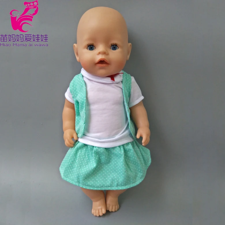 Bábika Oblečenie vhodné 45 cm Zapf Dieťa new Born Bábiku dievča šaty chlapec Oblek s klobúkom 18-palcové bábika