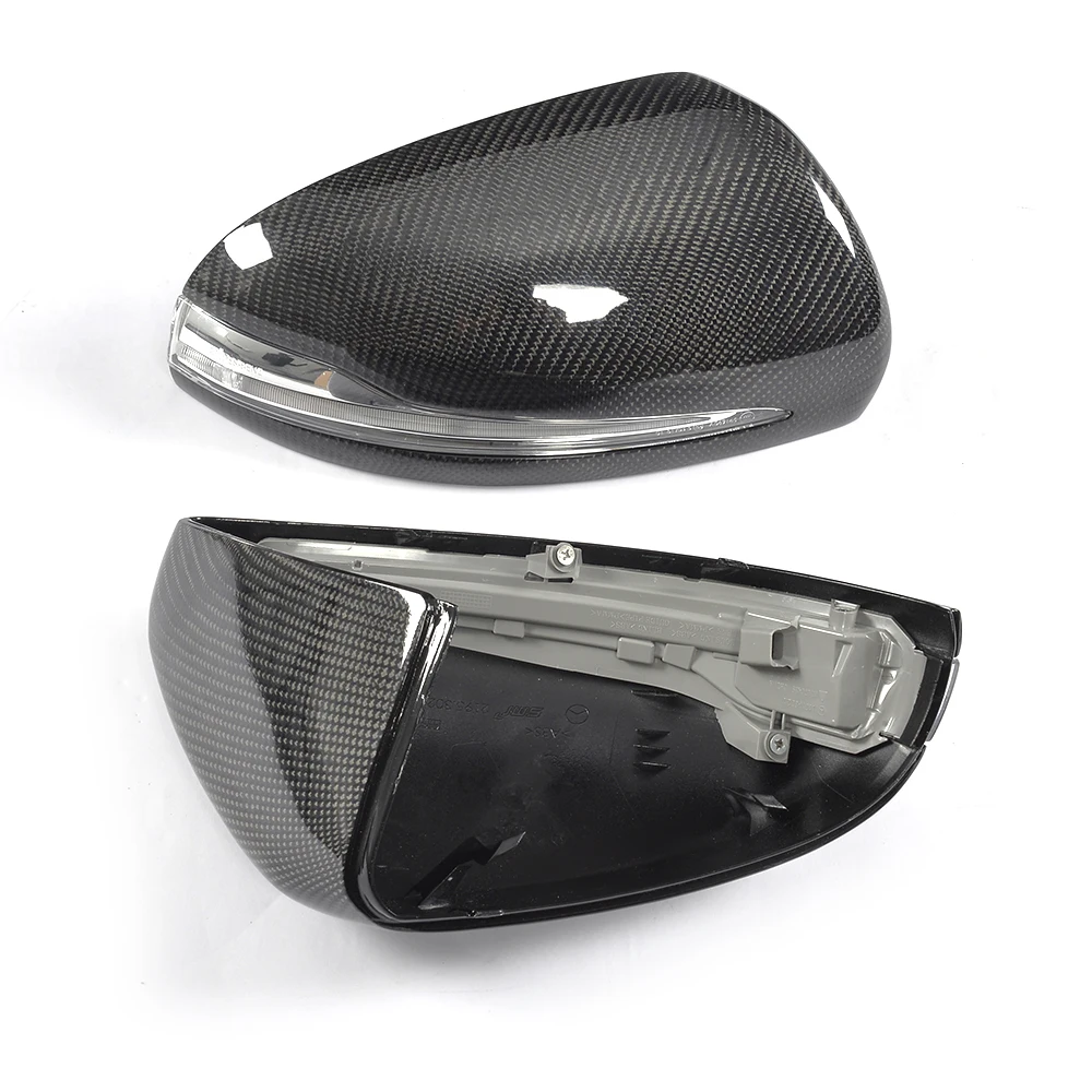 Carbon Fiber Nahradenie Štýl Bočné Spätné Zrkadlo Čiapky Kryty Pre Benz, C-Trieda W205 & S-Class W222