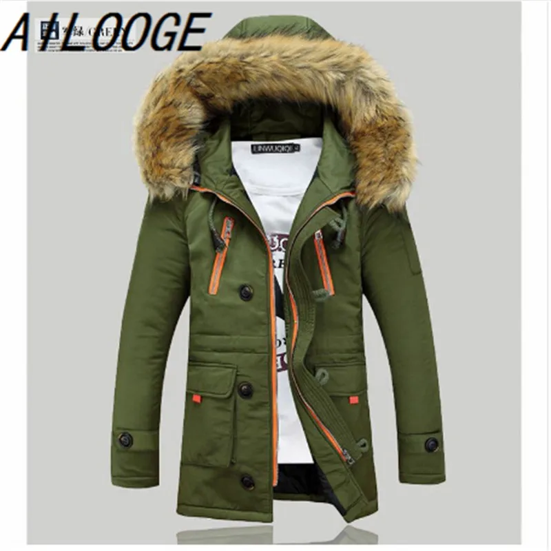 Doprava zadarmo 2016 módne pánske nadol bunda udržať v teple v zime dlho mužov dole kabát, sako