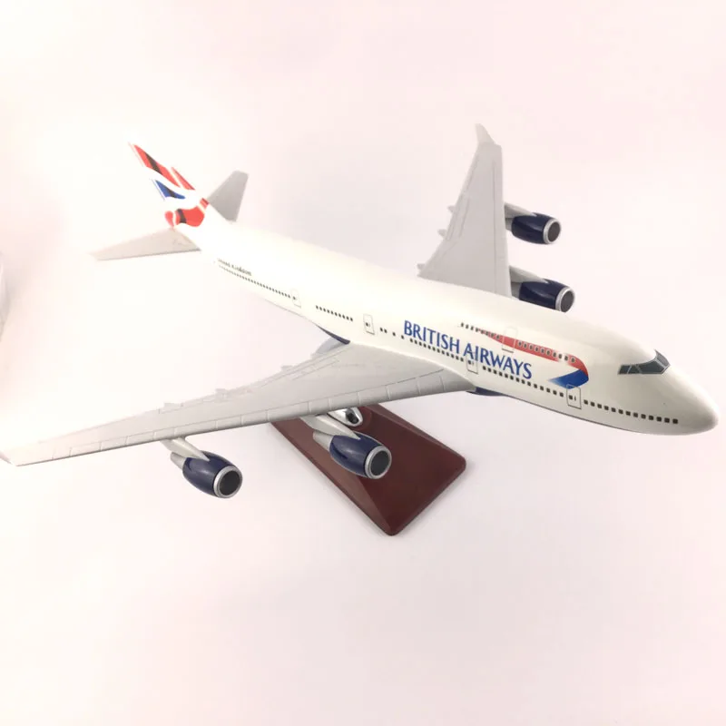 DOPRAVA ZADARMO, 45-47 CM 747 BRITISH AIRWAYS MODELOVÉ LIETADLO LIETADLO MODEL HRAČKA LIETADLO DARČEK K NARODENINÁM