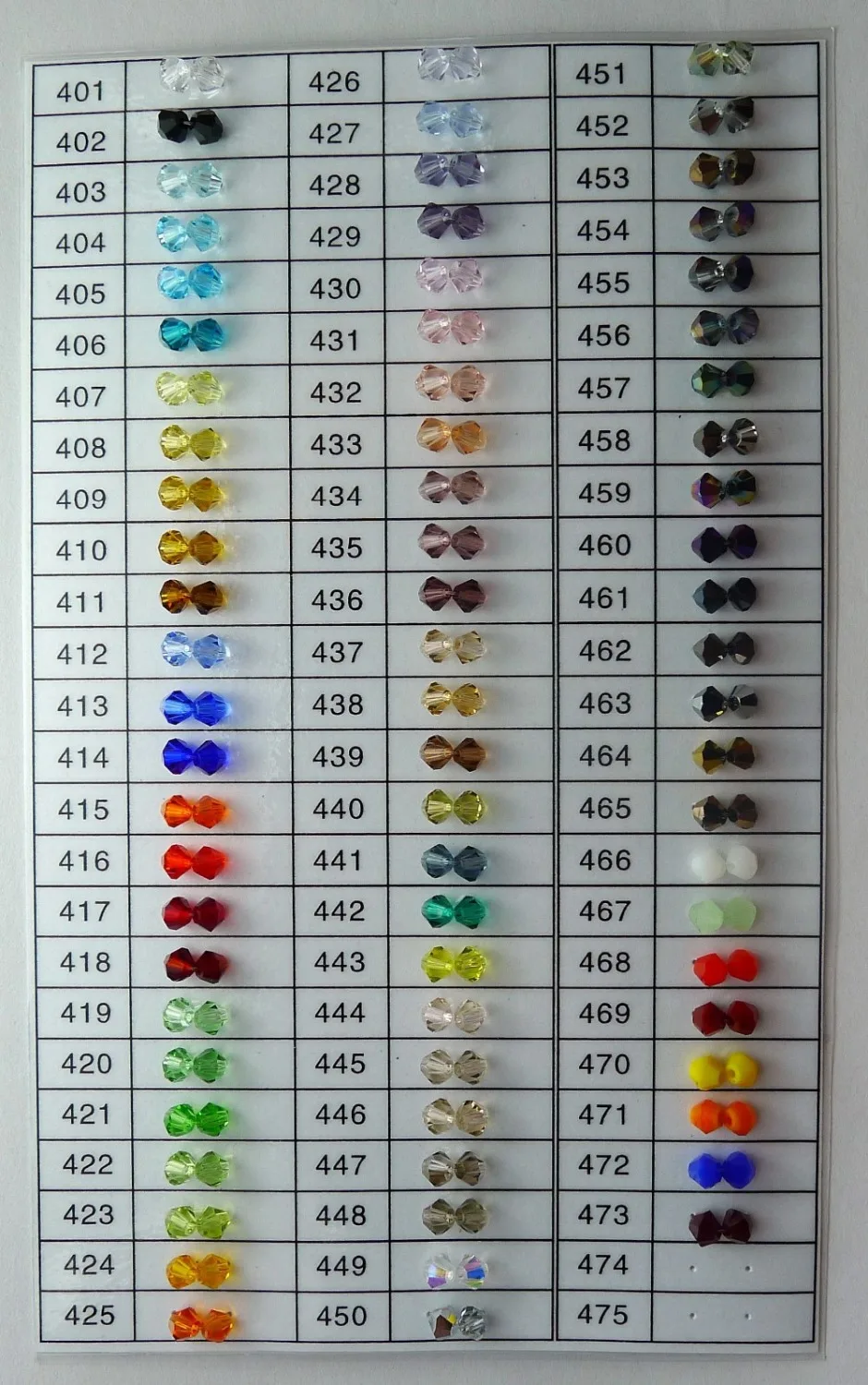 Doprava zadarmo, 576pcs/Veľa 5mm 17 druhov farieb Čínsky Najvyššej Kvality Crystal Bicone Korálky