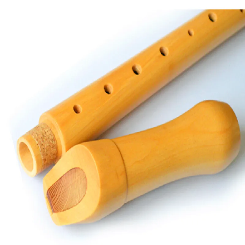 Drevené Záznamník Soprán 8 otvor Germánske VerticalClarinet Flauta Tlačidlo C Čínsky Vertikálne Flauta Drevo na Hudobné nástroje, Drevená Flauta