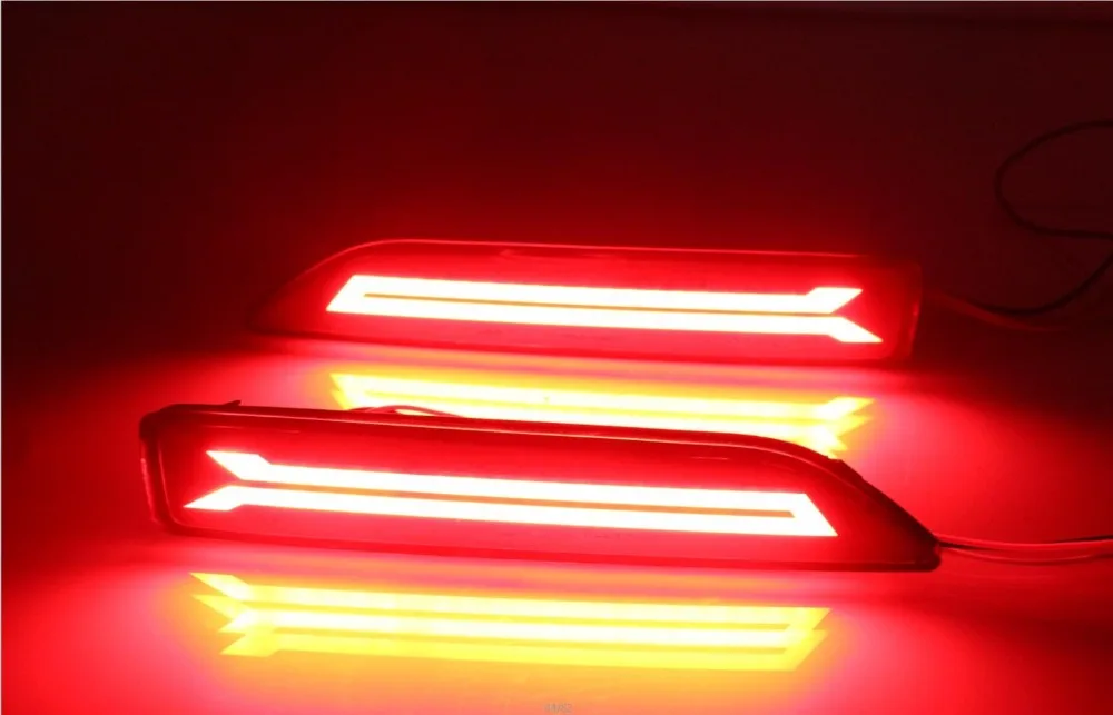 EOsuns LED beží svetlo + brzdové svetlo, zadný nárazník svetlo na honda crv 2007-9, mesto 2012-4, brv-6, MOBILIO 2016-7, led bar