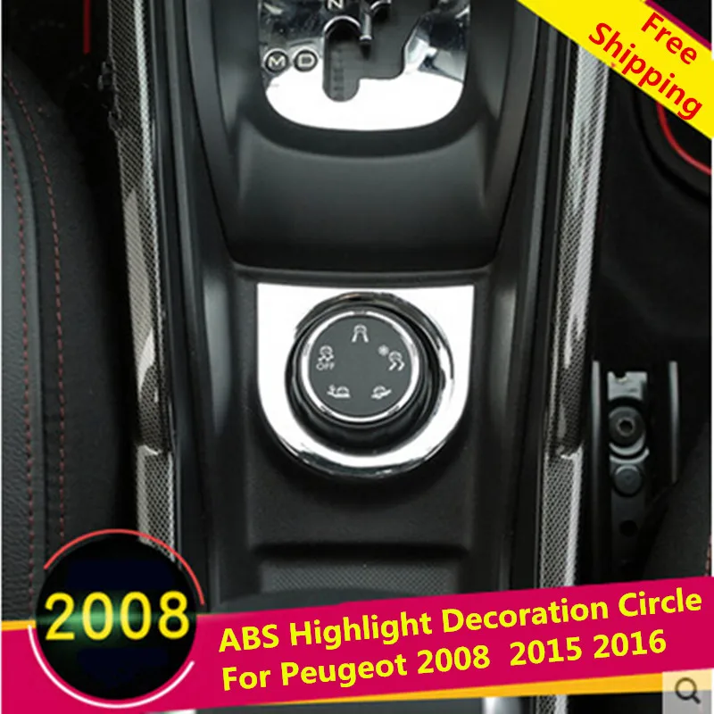 Farby Môjho Života ABS Chrome Viac Návštevnosť Prispôsobiť Režim Vytáčania Dekoratívne Kruhu Auto Nálepky Na Peugeot 2008 -2017