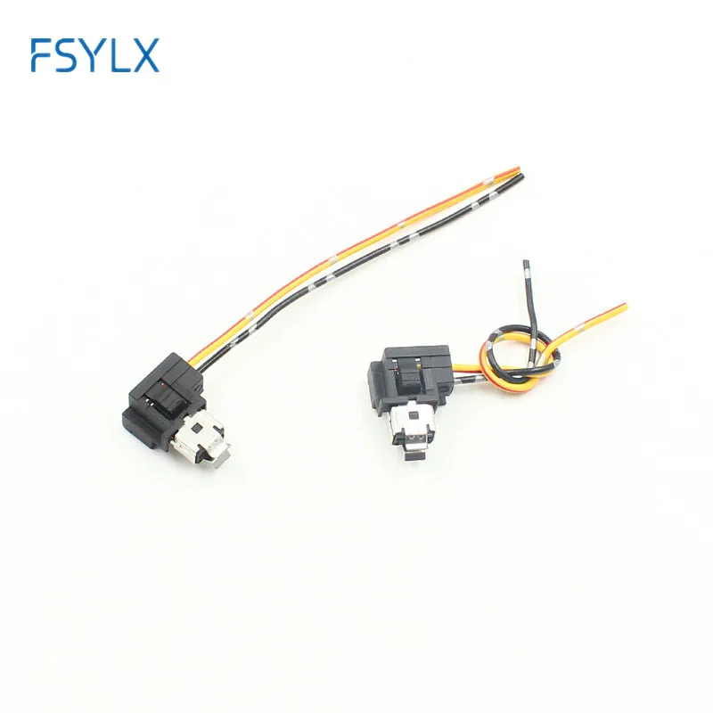 FSYLX 2X h1 halogénová žiarovka konektor zásuvka predlžovací vodič h1 napájací adaptér konektor pre h1 halogénová žiarovka pätice objímky žiaroviek