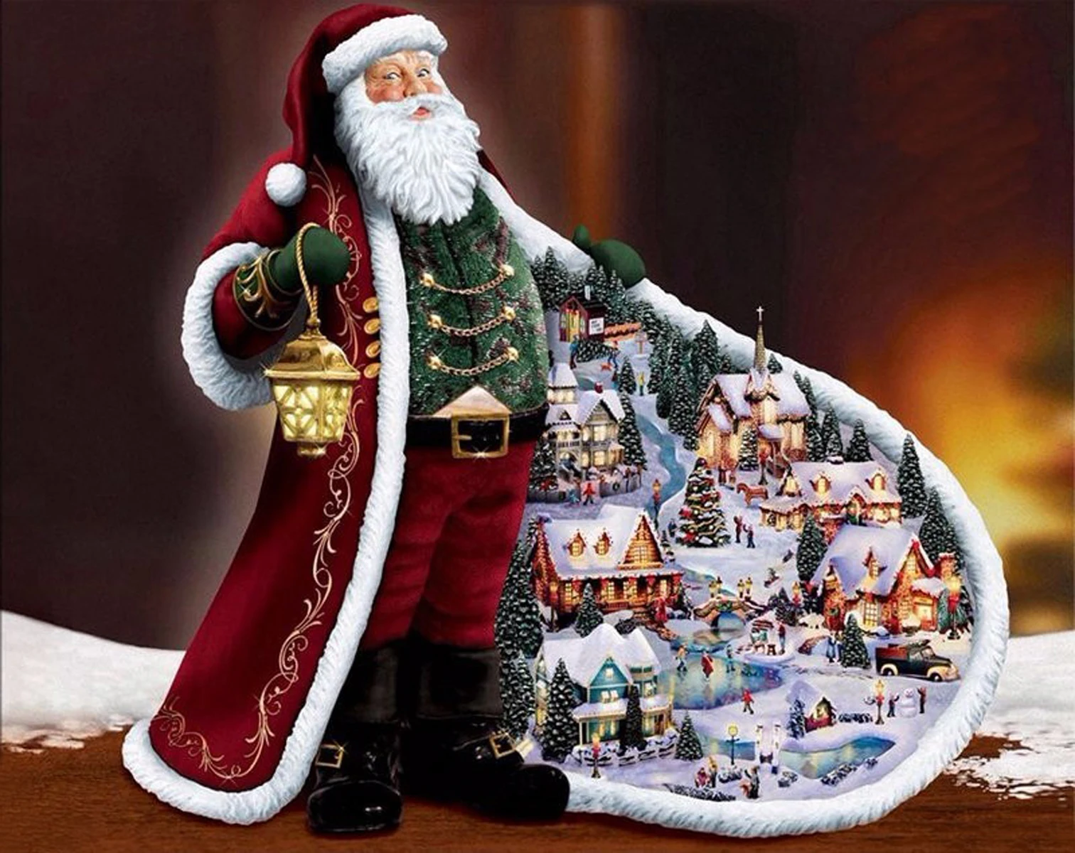 GLymg Vianočný Darček Diy Diamond Výšivky Diamond Maľovanie Cross Stitch Plné Námestie Vianočný Dekor Pre Domáce Mozaiky Obrázok