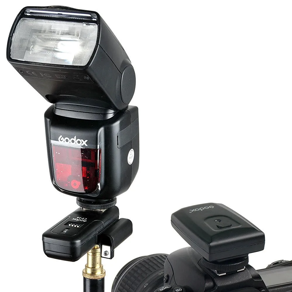 Godox CT-16 16 Kanálov Bezdrôtového Rádiového modulu Flash Trigger Vysielač + Prijímač Nastavený pre Canon Nikon Pentax DSLR Fotoaparát Flash Studio