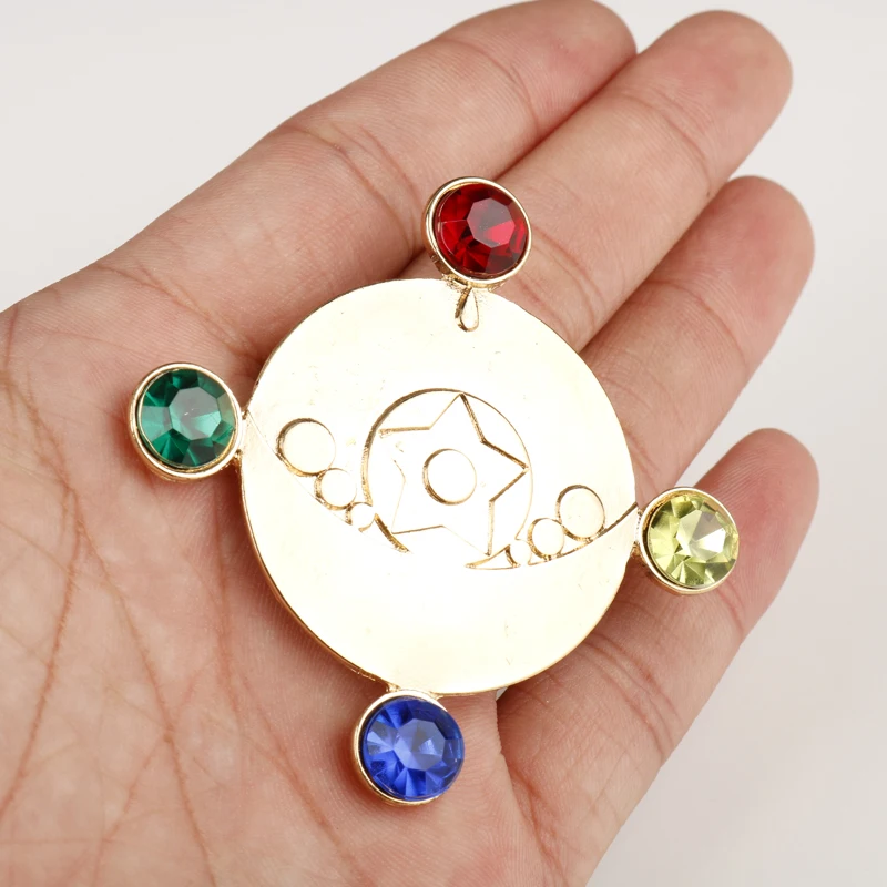 HANCHANG Vysokej Kvality Kytice Brošne na Oblečenie Anime Sailor Moon Šperky Kamienkami Brošňa Kolíky