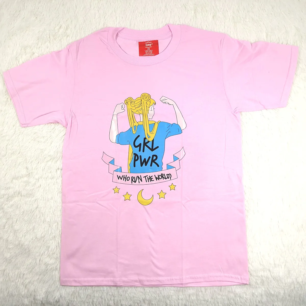 Hillbilly Japonských Žien, Tričko Sailor Moon Dievča Moc Vtipné tričko Letné Top Tee Kvadratická Prvok Kawaii Plus Veľkosť Tričko