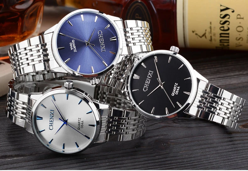 Hodinky mužov luxusné značky quartz hodinky reloj hombre oceľ remienok muž hodiny nepremokavé náramkové hodinky relogio masculino