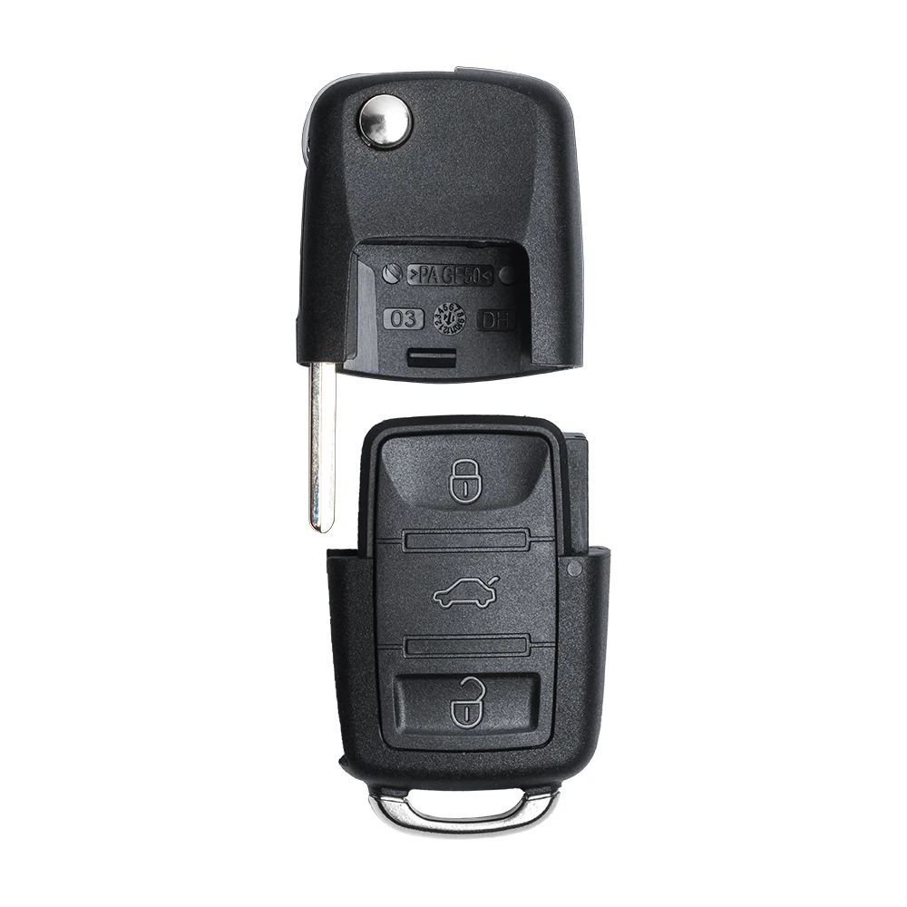 Keyecu Diaľkové Tlačidlo Ovládací 3 Tlačidlo 315MHz S Čipom ID48 pre Volkswagen Beetle Golf Jetta Passat 1K0 959 753 L