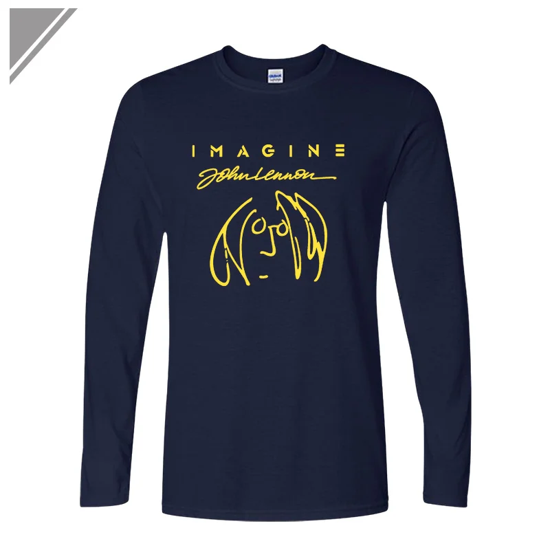 KOLVONANIG 2018 Nové Módne Tričko Imagine Dragons Rock And Roll Vytlačené T-Shirts Voľné O-Krk Dlhý Rukáv Topy Tees Oblečenie