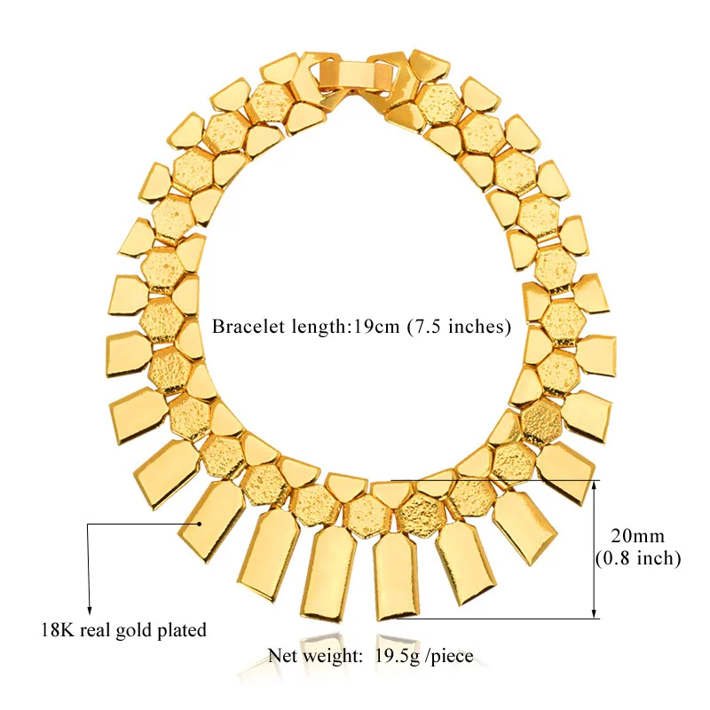 Kpop Náramok Geometrické Šperky Klasické Fantázie Manžetový Veľkoobchod Muži/Ženy Trendy Zlatá/Strieborná Farba Náramky, Prívesky H702
