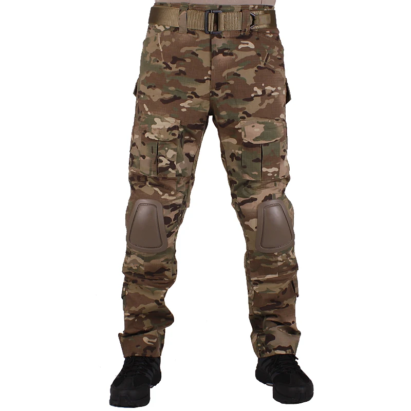Lov Kamufláž BDU Multicam Combat uniform tričko splnené Broek sk Koleno&KneePads militaire cosplay jednotné ghilliekostuum jacht