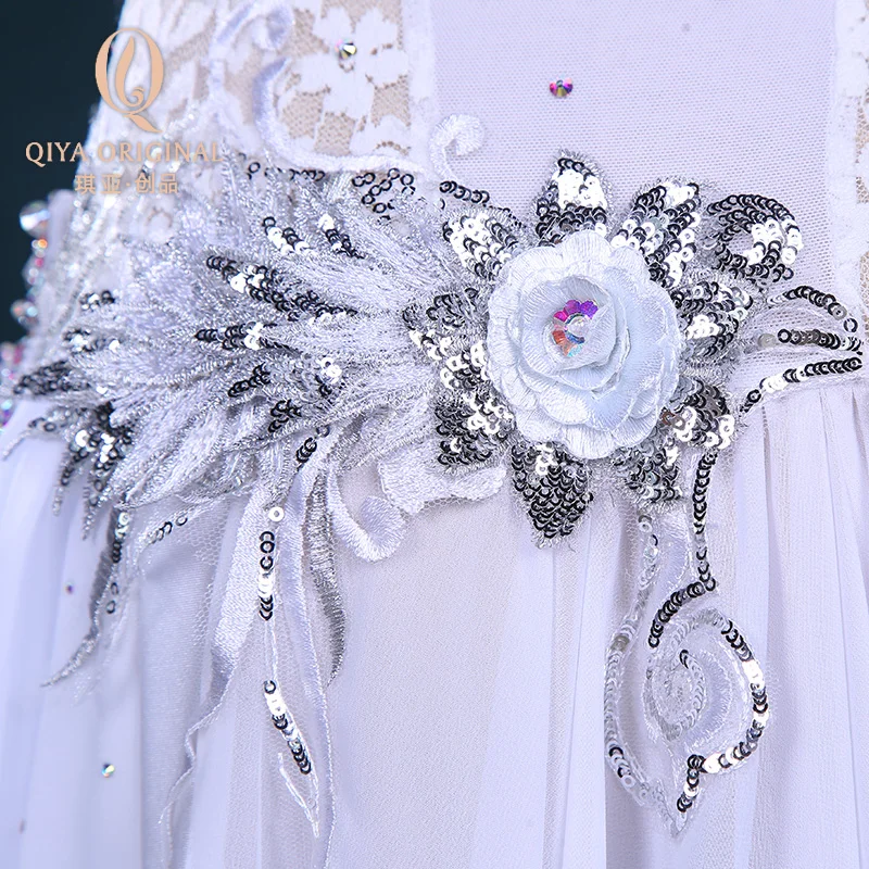 Luxusné brušného tanca oblečenie Swarovski crystal výkon šaty ženy, brušný tanec šaty na stoage ballroom dance oblečenie