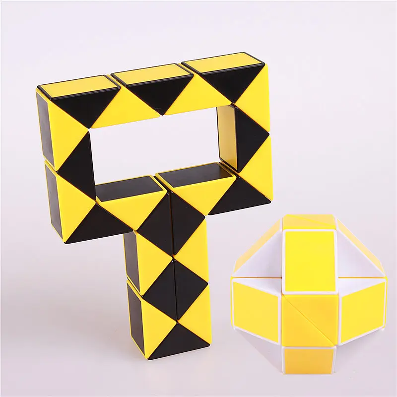Magic had pravítko logická hračka 24 rýchlosť Bloky Had Twist Puzzle Deti Vzdelávacie Hra, Hračky Magic Cube Pre Deti Darček