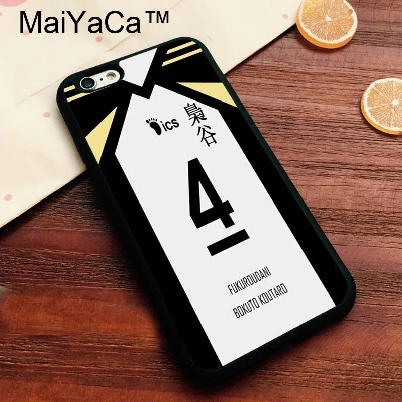MaiYaCa haikyuu Fukuroudani Bokuto Koutaro Mäkké TPU Kože pre iPhone 7 Pokrytie Coque puzdro pre Apple 7 Tlač Kryt pre iPhone7 Prípade
