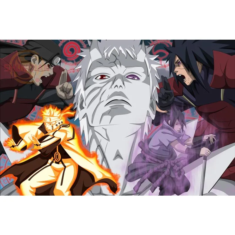 Najlepšie Pekné Vlastné Naruto Anime Plagát Kvalitné Stene Plagát Domáce dekorácie Hodváb Plagát Pre Spálne cd%24