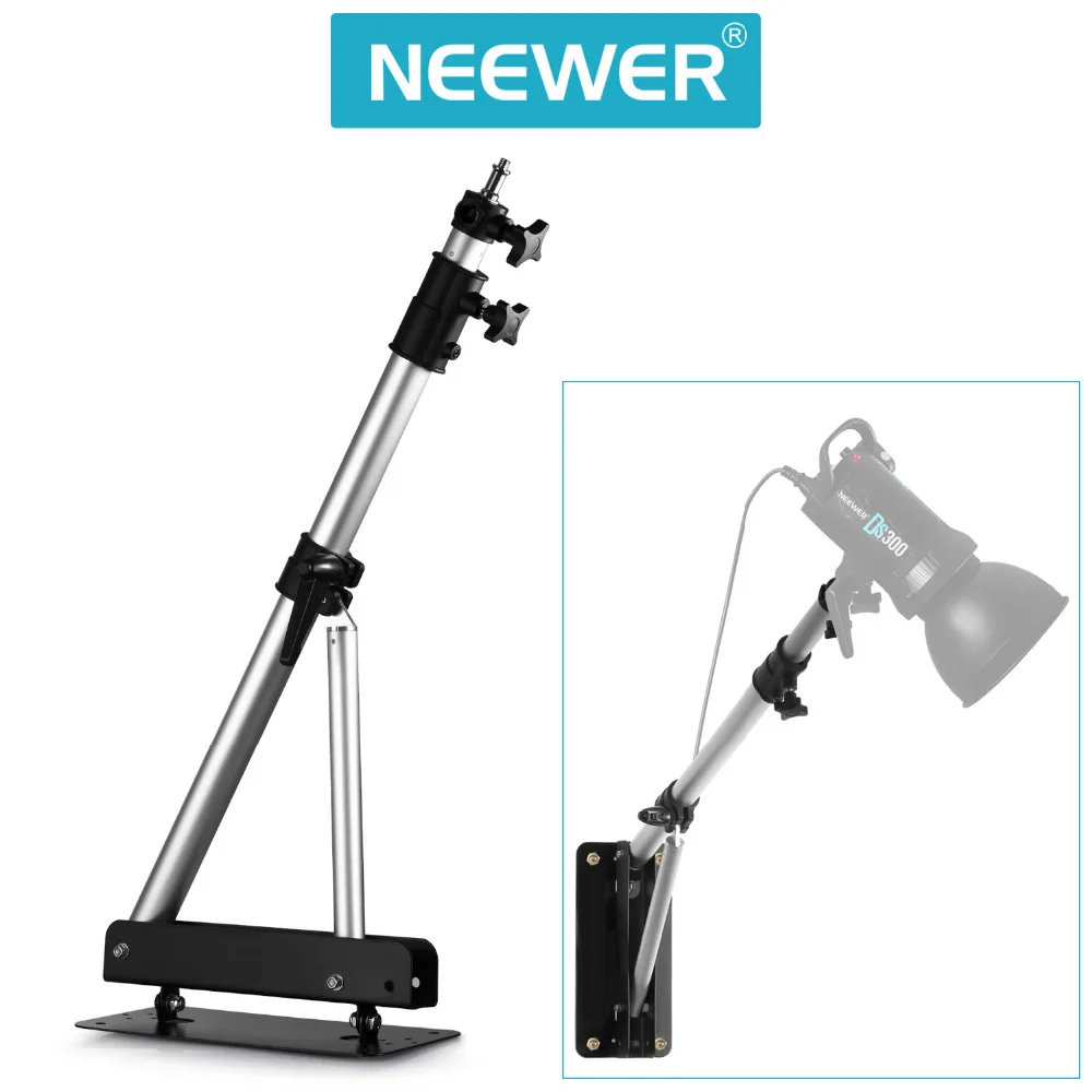 Neewer Montáž na Stenu Boom Arm s Trojuholník Základňu pre Fotografovanie Studio Video Strobe Light Monolight Softbox Dáždnik Reflektor