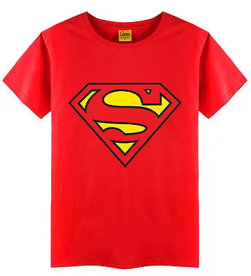 Nové Bavlna Deti Chlapcov Superman Krátky Rukáv T-Shirt Deti Tees Kostým Topy Veľkoobchod